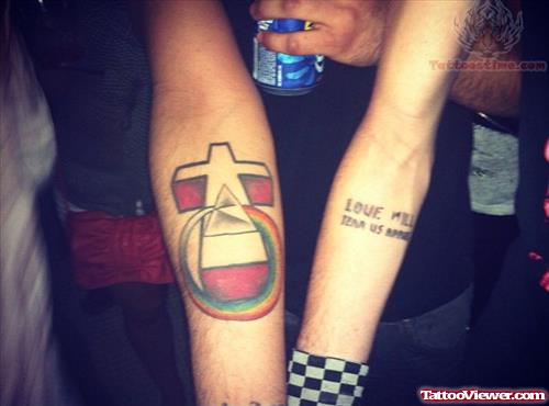 Love Will Tear Us Apart - Justice Tattoo