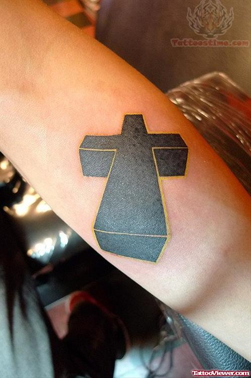Justice Cross Tattoo