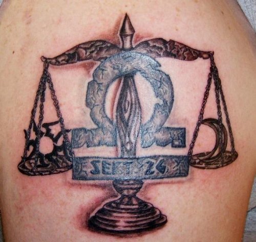 Memorial Libra Justice Tattoo
