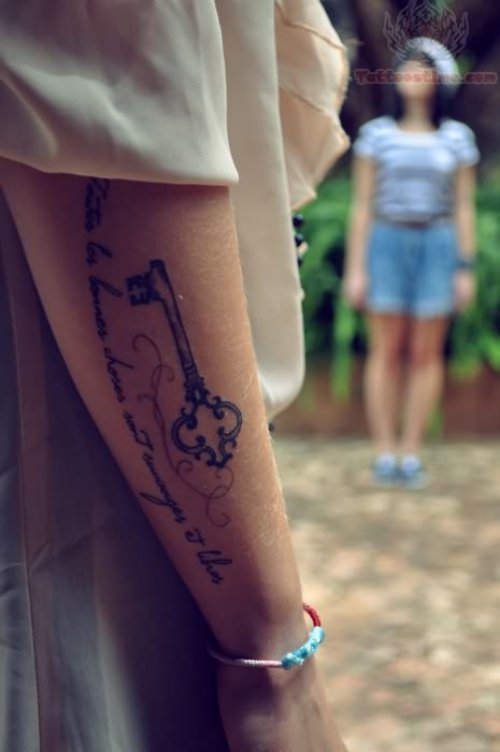 Tumblr Key Tattoos on Arm