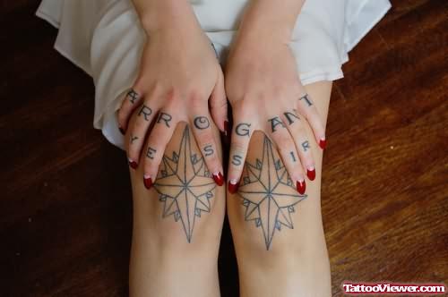 Tumblr Stars Tattoos On Knee