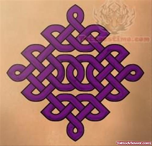 Celtic Purple Tattoo