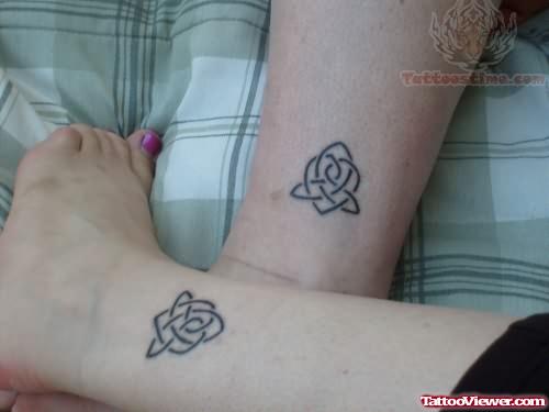 Celtic Knot Tattoos on Ankle