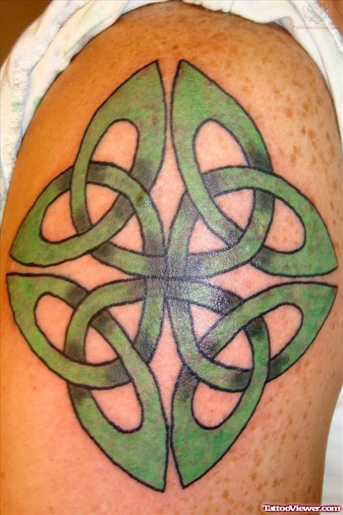 Celtic Knot Tattoo For Upper Shoulder