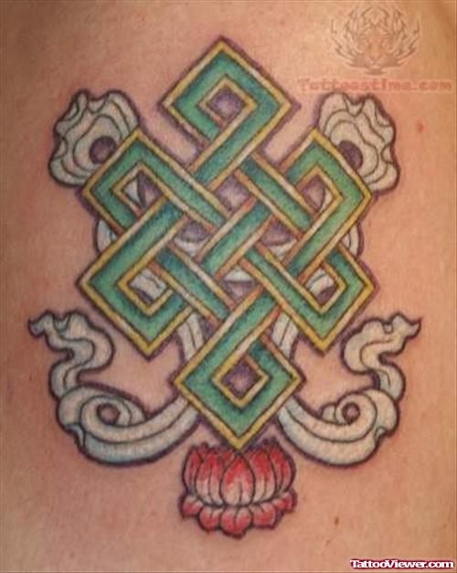 Lotus Knot Tattoo