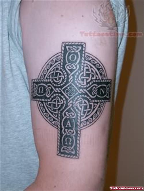 Celtic Knot Tattoo On Bicep
