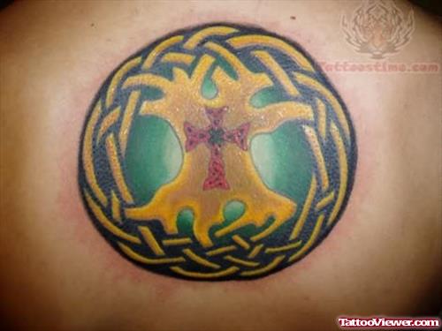 Knot Tree Symbol Tattoo