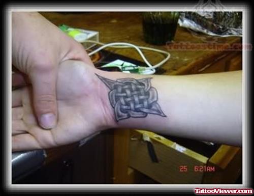 Knot Tattoo On Wrist