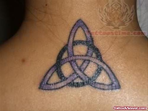 Celtic Knot Design Tattoo For Back