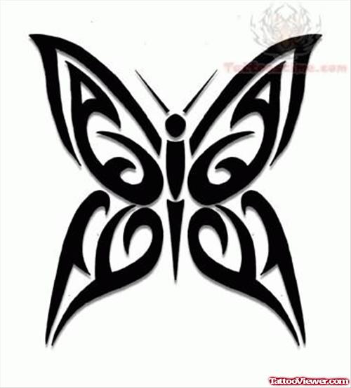 Celtic Knot Butterfly Tattoo Design