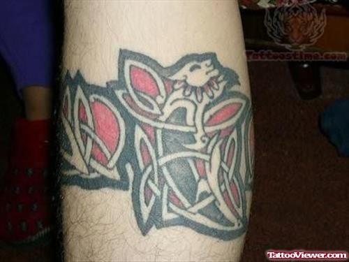 Awesome Knot Color Tattoo
