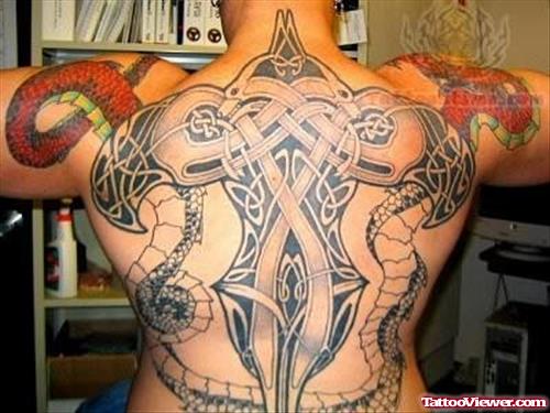 Back Knot Tattoo For Men