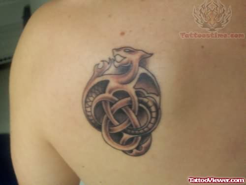 Celtic Dragon Knot Tattoo