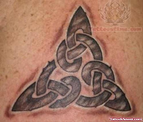 Celtic Knot Tattoo Triangle