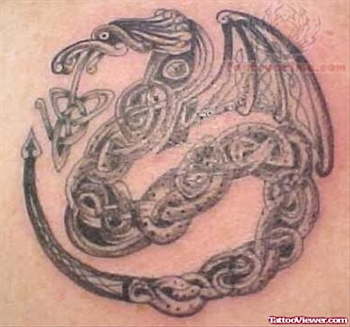 Knot Dragon Tattoo