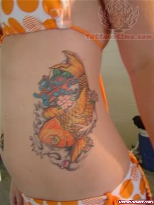 Koi Tattoos For Woman