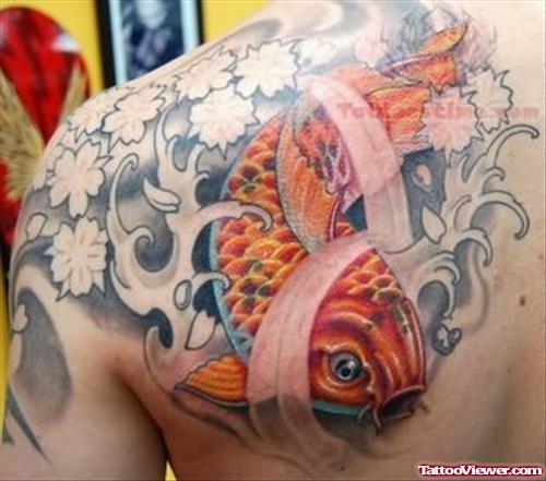 Koi Fish Tattoo For Girls