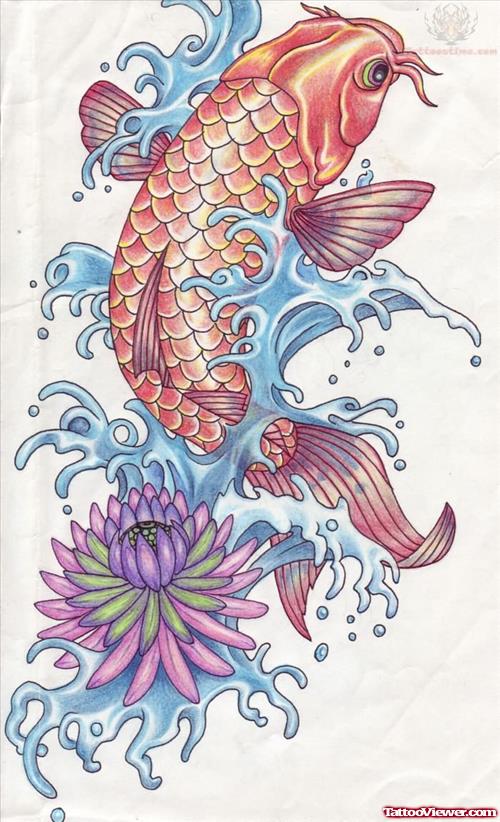 Koi Fish Designs For Body Art