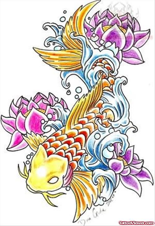Koi Fish Design By Admin