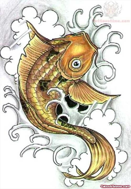 Koi Fish Tattoo Samples