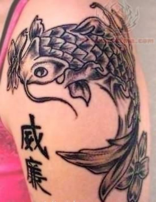 Girl Koi Tattoo