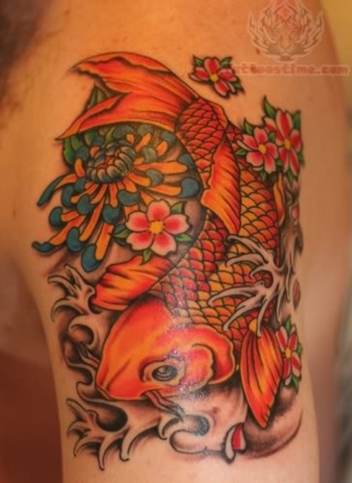 Tumblr Koi Fish Tattoo On Shoulder