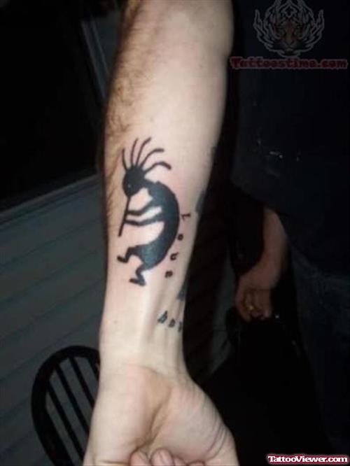 Kokopelli Tattoo For Arm