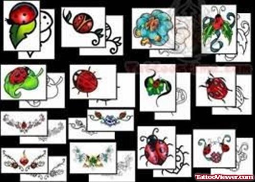 Ladybug Tattoo Designs Samples