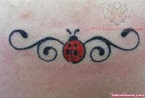 Ladybug Beautiful Design Tattoo