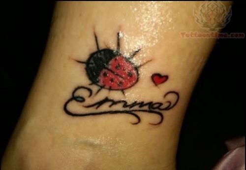 New Style Ladybug Tattoo