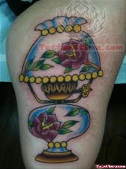Rose Lamp Tattoo