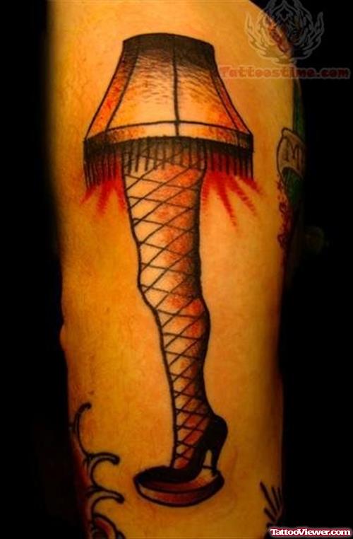 Lighting Leg Lamp Tattoo