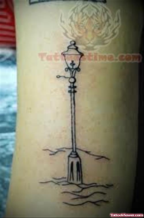 StreetLight Lamp Tattoo
