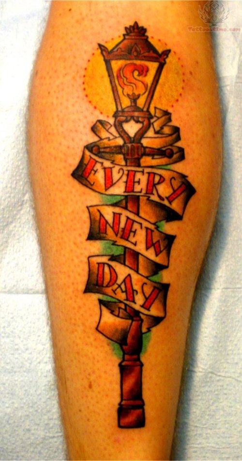 Very New Day - Lamp Tattoo