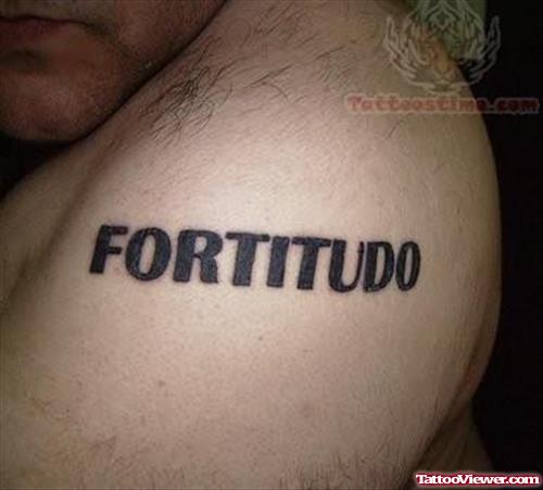 FORTITUDO - Latin Tattoo