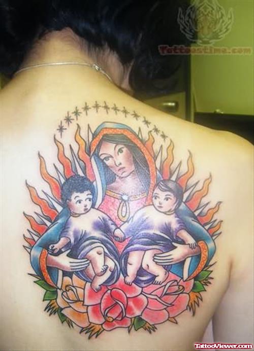 Back Shoulder Latino Tattoo