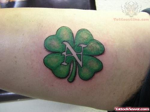 Irish Leaf Tattoo
