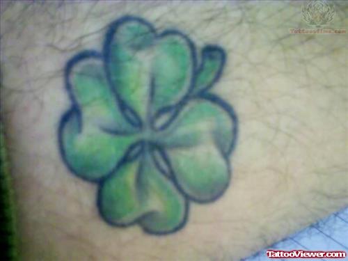 Nice Four Leaf Tattoo