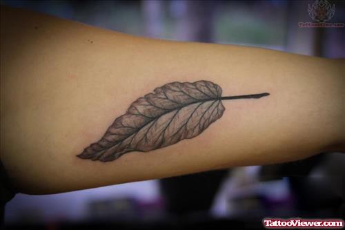 Fine Leaf Tattoo