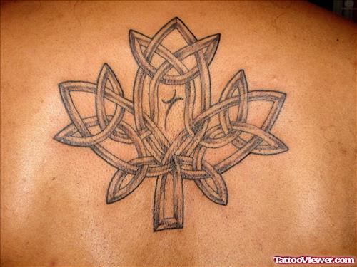 Leaf Tattoo For Back