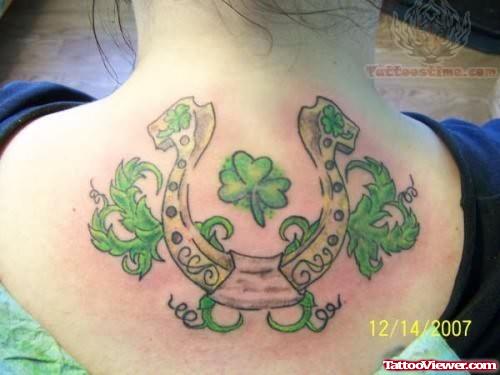 Lucky Clover Leaf Tattoo