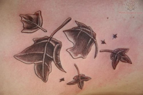 Custom Maple Leaf Tattoo Design