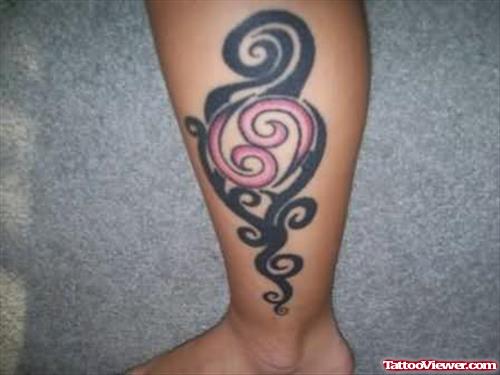 Zodiac Tattoo For Leg
