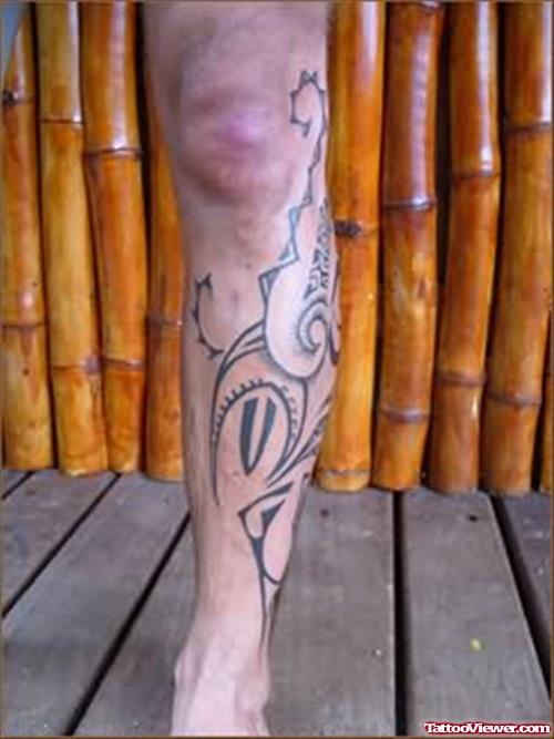 Latest Tattoo Design On Leg