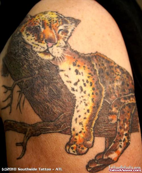 Leopard Tattoo Cover up