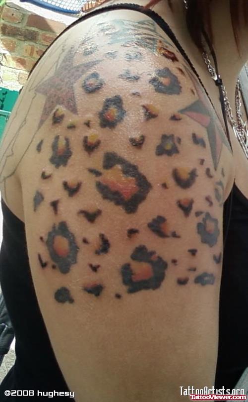 Leopard Skin Spots Tattoo Art