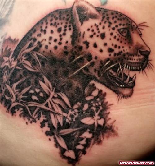 Leopard Crawling Tattoo