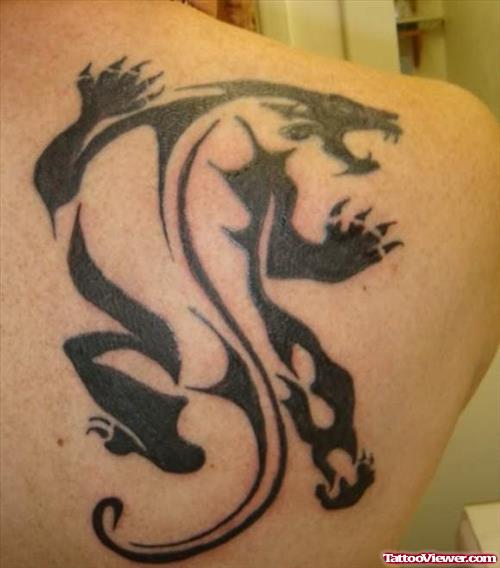 Leopard Black Ink Tattoo