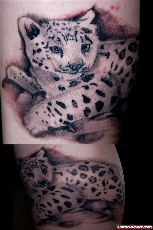 Baby Leopard Tattoo