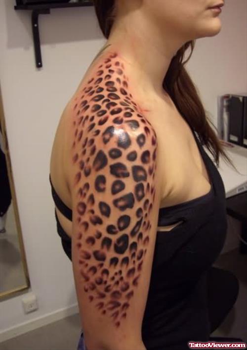 Latest Leopard Tattoo Pictures